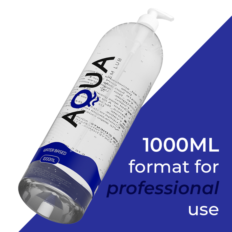 AQUA QUALITY - LUBRICANTE BASE DE AGUA 1000 ML - Imagen 2