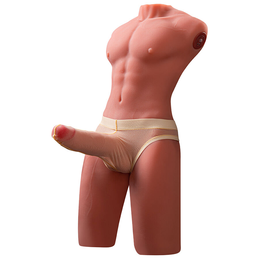 XISE - JASON HALF BODY TORSO REALÍSTICO MASCULINO CON THRUSTING Y VIBRACIÓN 55 CM - Imagen 3