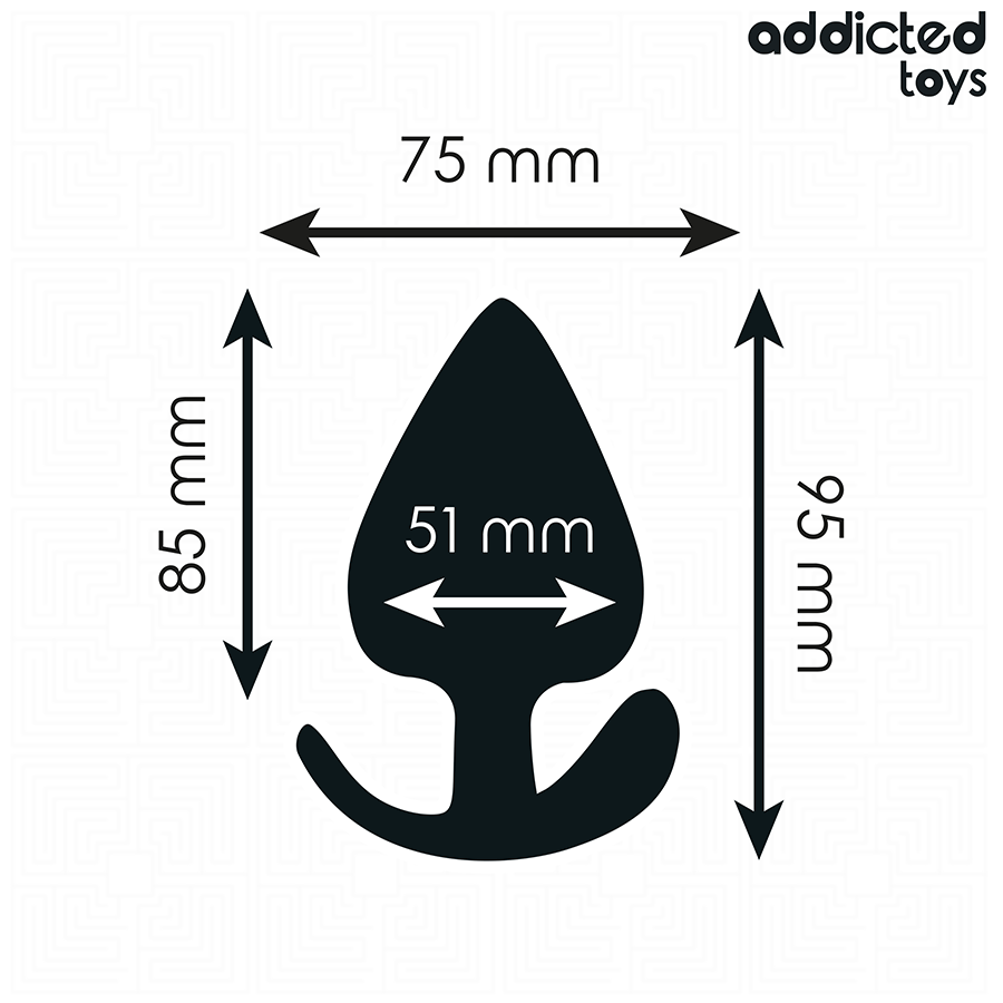 ADDICTED TOYS - PLUG ANAL SILICONA TALLA XL 9.5 CM - Imagen 4