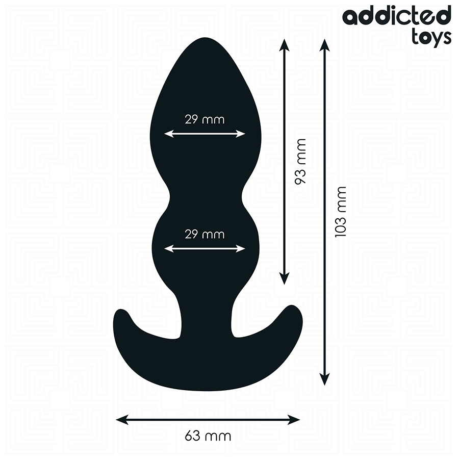ADDICTED TOYS - PLUG ANAL SILICONA TALLA S 10,3 CM - Imagen 4