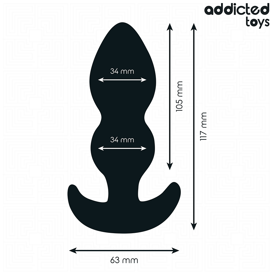 ADDICTED TOYS - PLUG ANAL SILICONA TALLA L 11,7 CM - Imagen 4