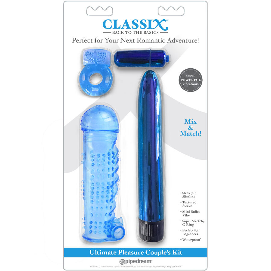 CLASSIX - KIT DE PLACER PARA PAREJAS AZUL - Imagen 2