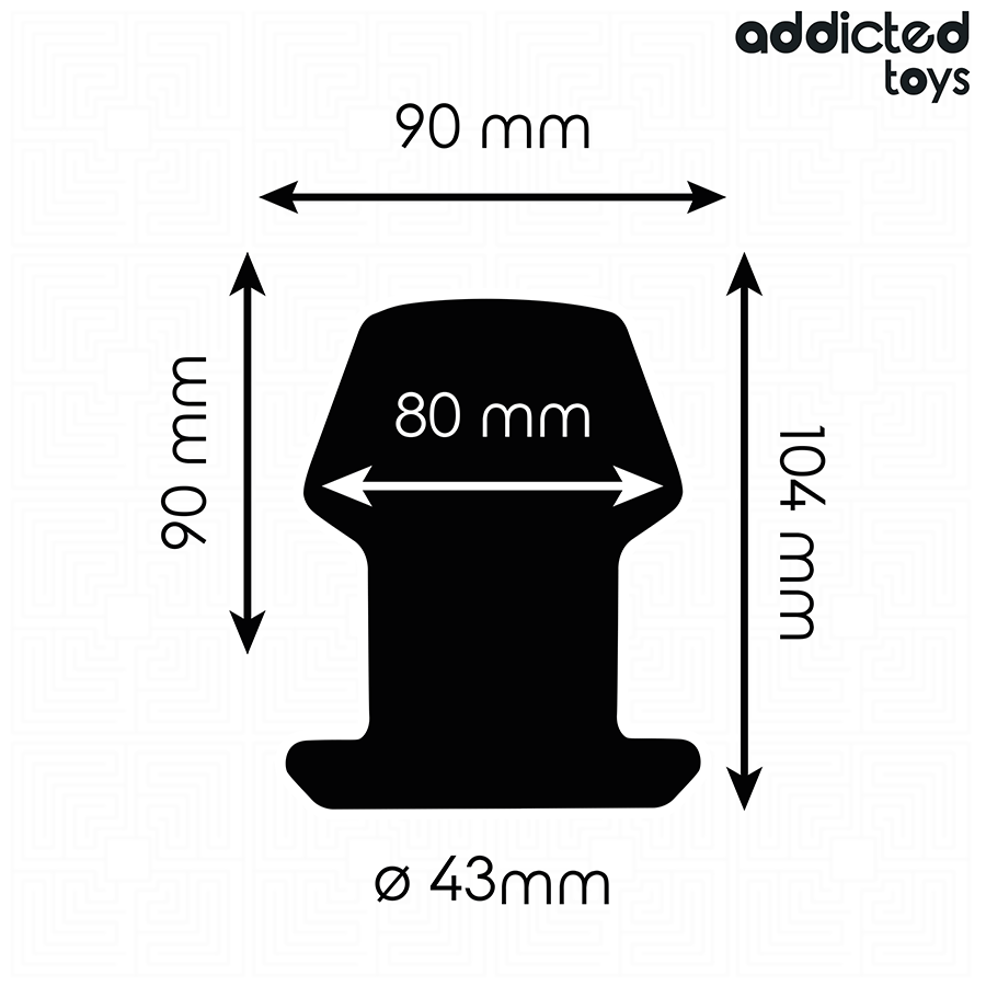 ADDICTED TOYS - PLUG ANAL HUECO EXTREM SILICONA TALLA L 10,4 CM - Imagen 4