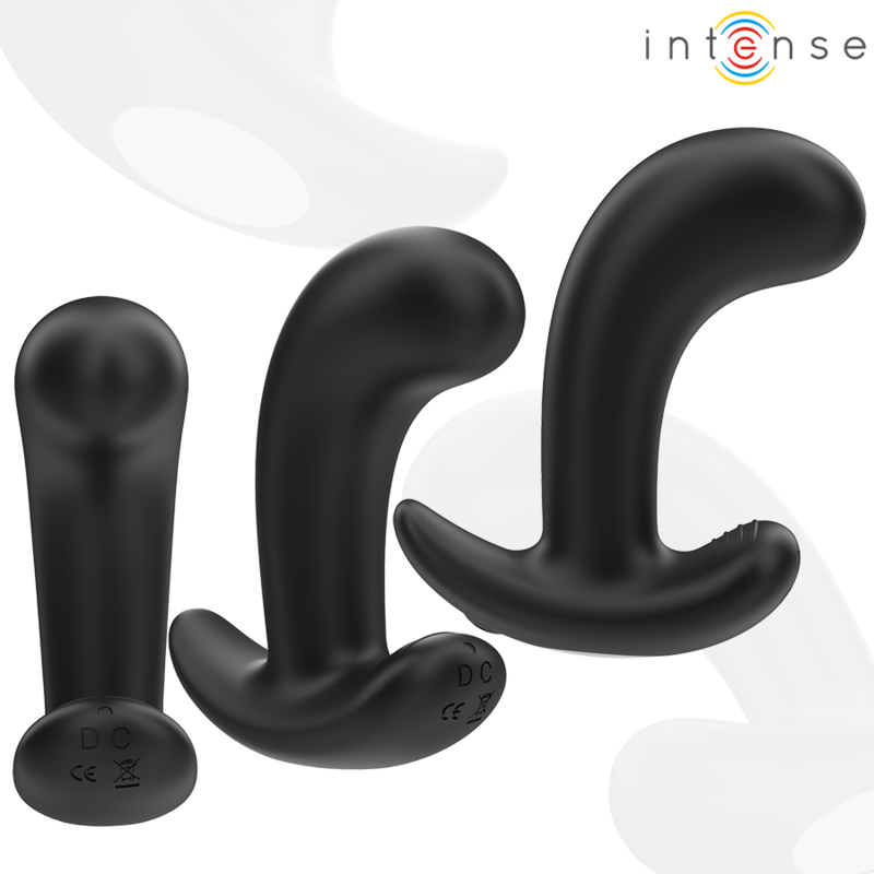 INTENSE - CHANDLER PLUG ANAL 10 VIBRACIONES NEGRO CONTROL REMOTO - Imagen 4