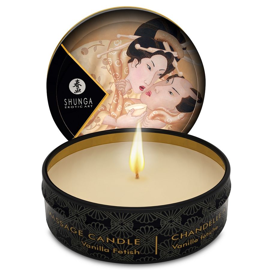 SHUNGA - MINI CARESS BY CANDLELIGHT DISPLAY VELAS MASAJE 24 UDS - Imagen 2