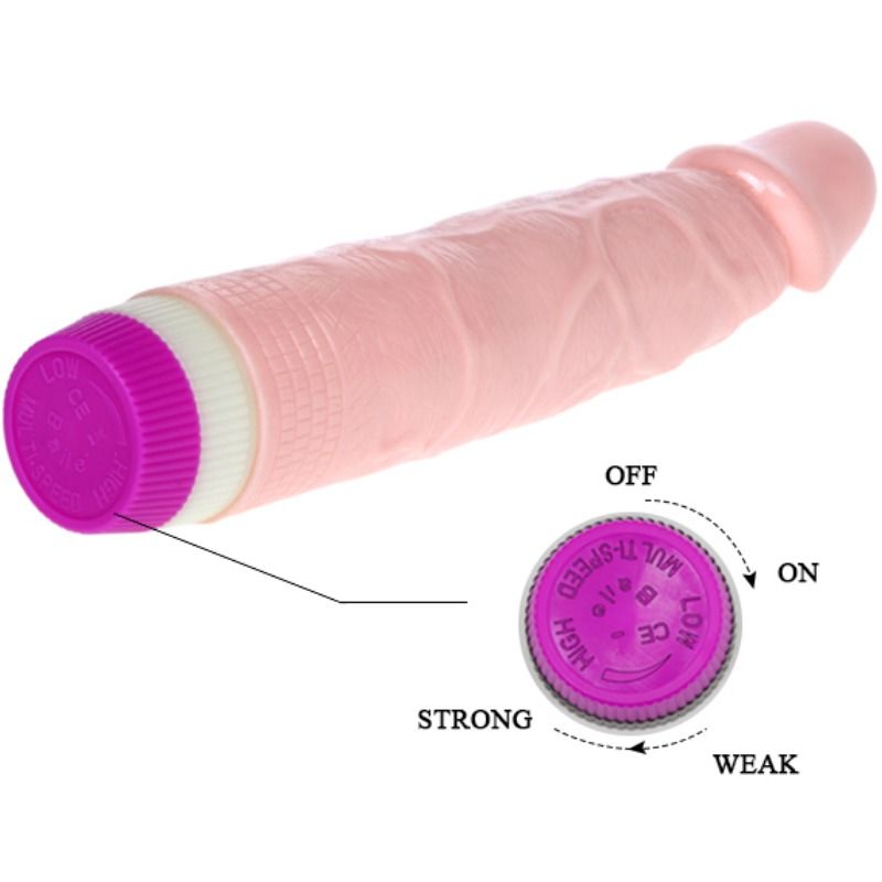 BAILE - VIBRADOR REALÍSTICO PARA PRINCIPIANTES 21.5 CM - Imagen 3