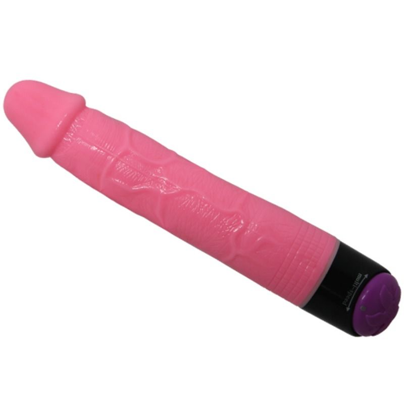 BAILE - COLORFUL SEX VIBRADOR REALÍSTICO ROSA 23 CM - Imagen 4