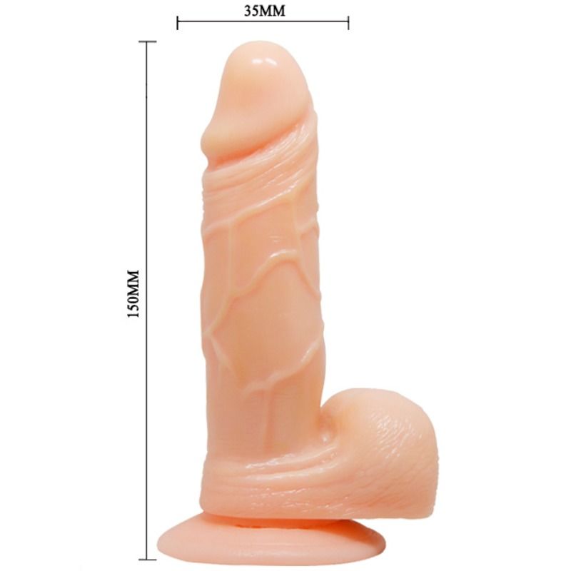BAILE - PRIME REALISTIC DONG DILDO REALÍSTICO NATURAL - Imagen 4