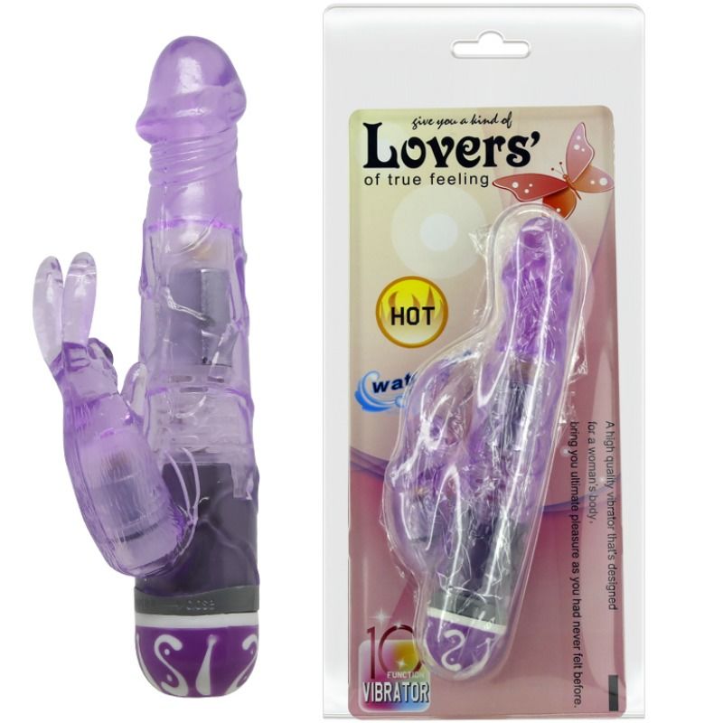 BAILE - VIBRATORS MULTIVELOCIDAD CON RABBIT LILA - Imagen 3