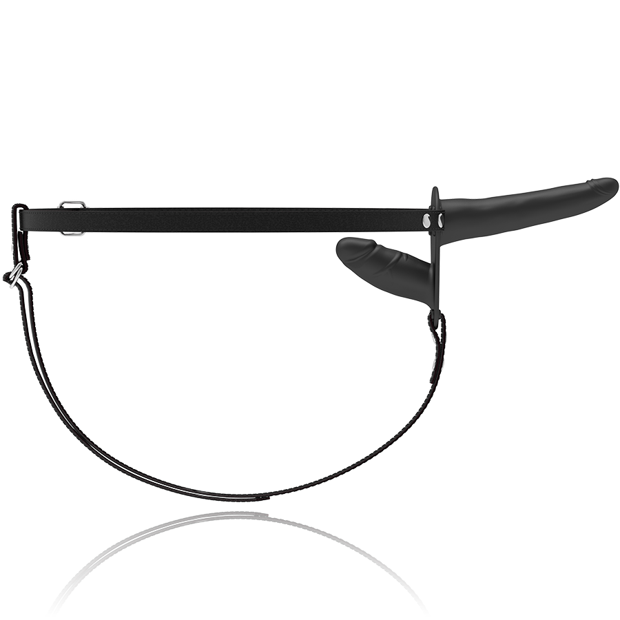 FETISH SUBMISSIVE HARNESS - DOBLE PENETRACIÓN NEGRO - Imagen 3