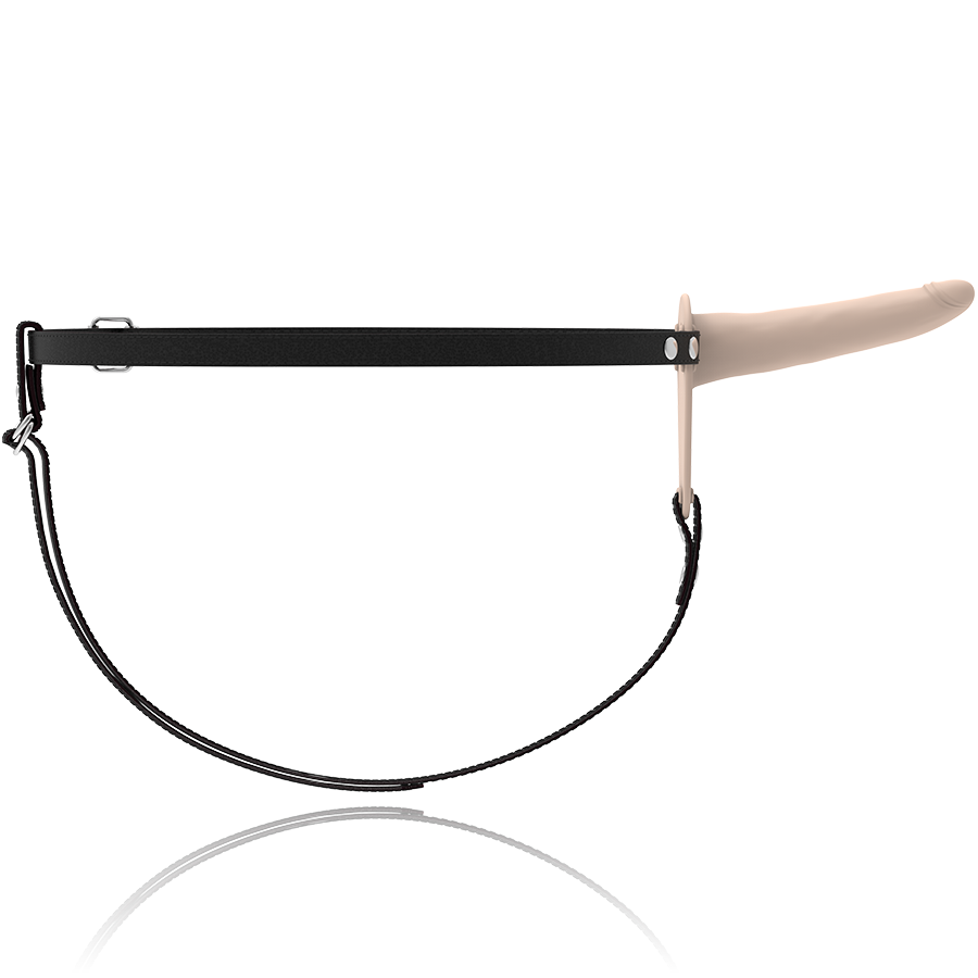 FETISH SUBMISSIVE HARNESS - VIBRADOR SILICONA FLESH 15 CM - Imagen 5