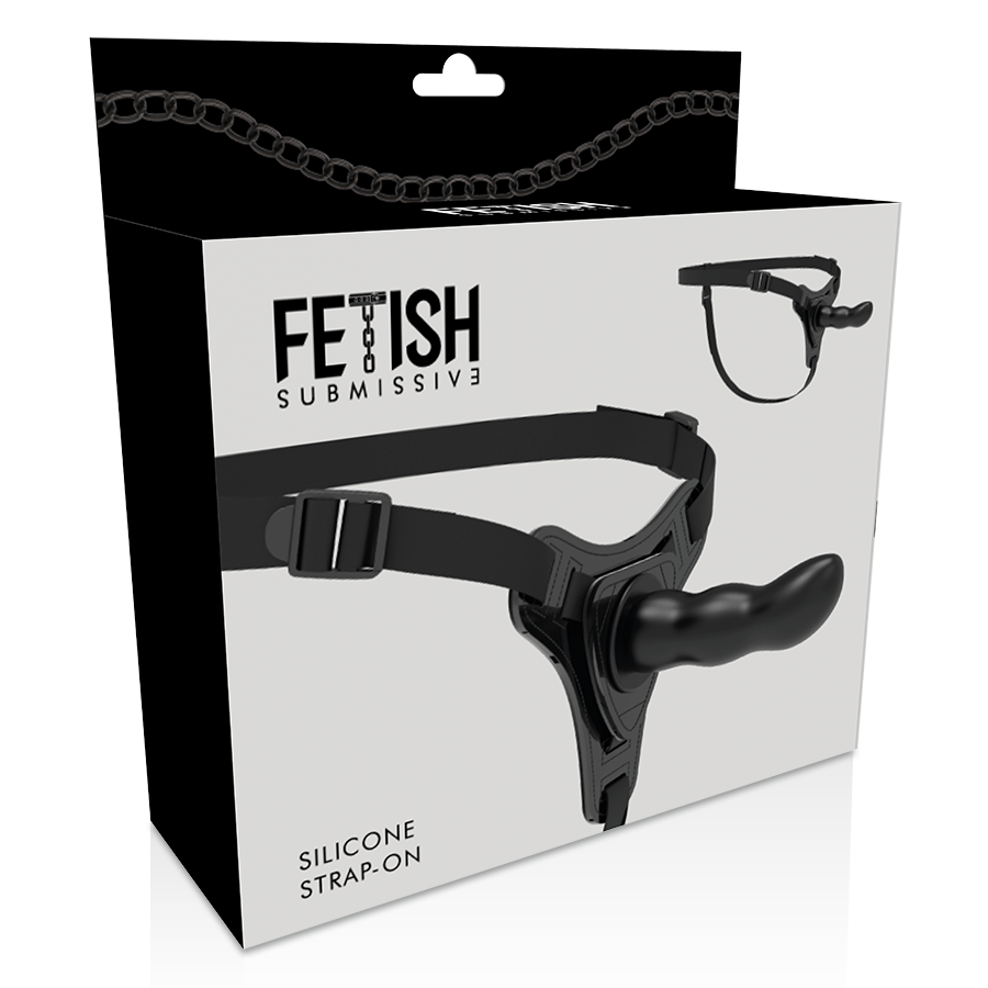 FETISH SUBMISSIVE HARNESS - SILICONA NEGRO G-SPOT 16 CM - Imagen 5