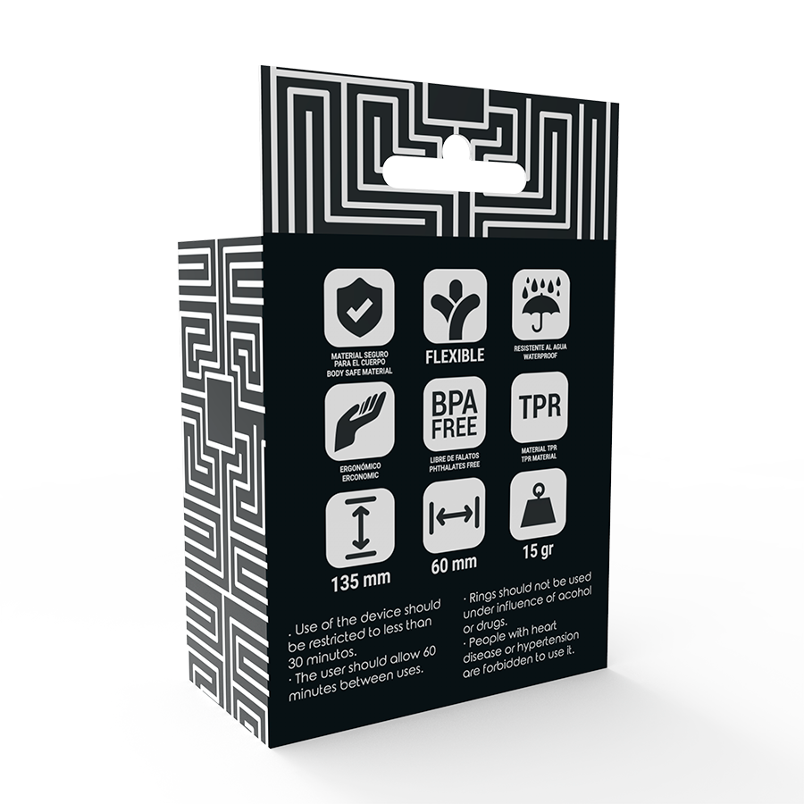 ADDICTED TOYS - SET 3 ANILLOS PENE CLEAR - Imagen 5