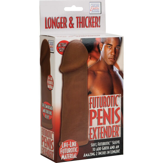 CALEXOTICS - FUTUROTIC FUNDA EXTENSION PENE MARRÓN - Imagen 2