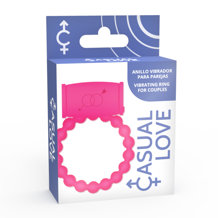 CASUAL LOVE - 25 ANILLO VIBRADOR ROSA - Imagen 4