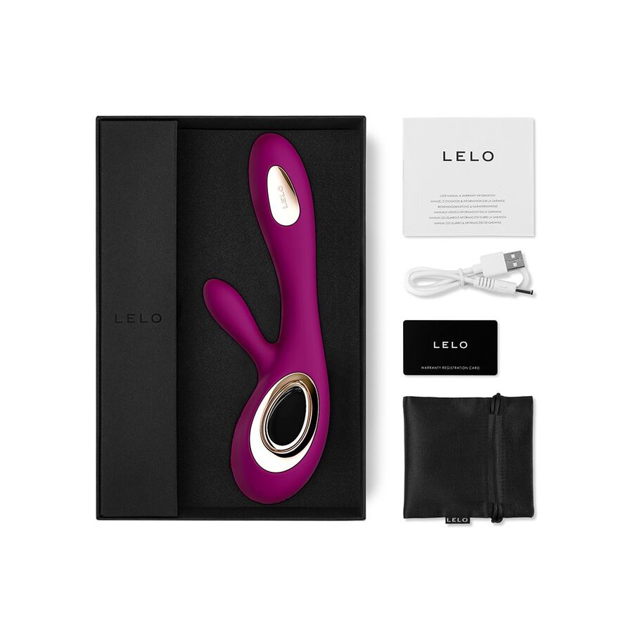 LELO - SORAYA WAVE VIBRADOR RABBIT MORADO - Imagen 3