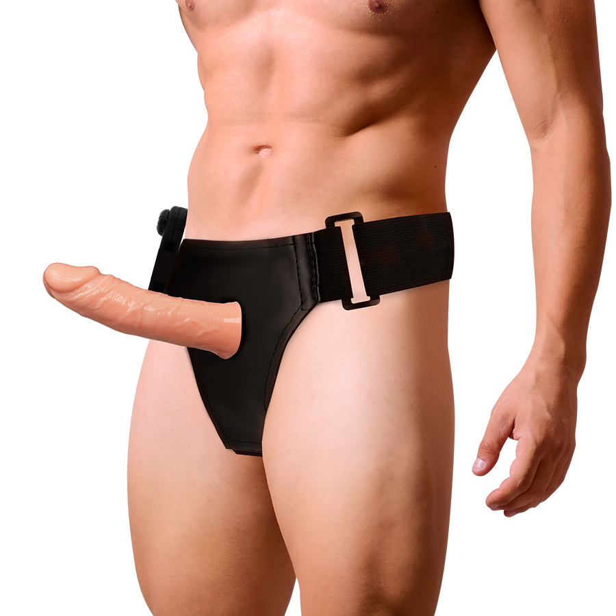 HARNESS ATTRACTION - ARNÉS HUECO BENNY CON VIBRADOR 15 CM -O- 4.5 CM - Imagen 2