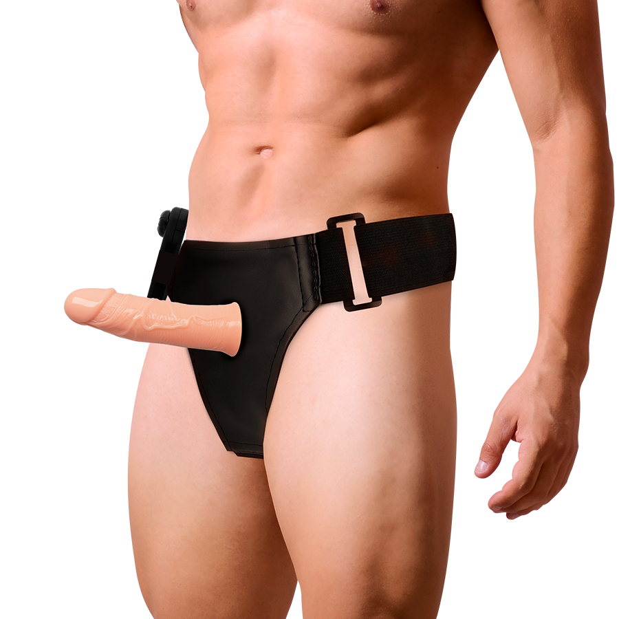 HARNESS ATTRACTION - ARNÉS HUECO GREGORY CON VIBRADOR 16.5 CM -O- 4.3 CM - Imagen 2
