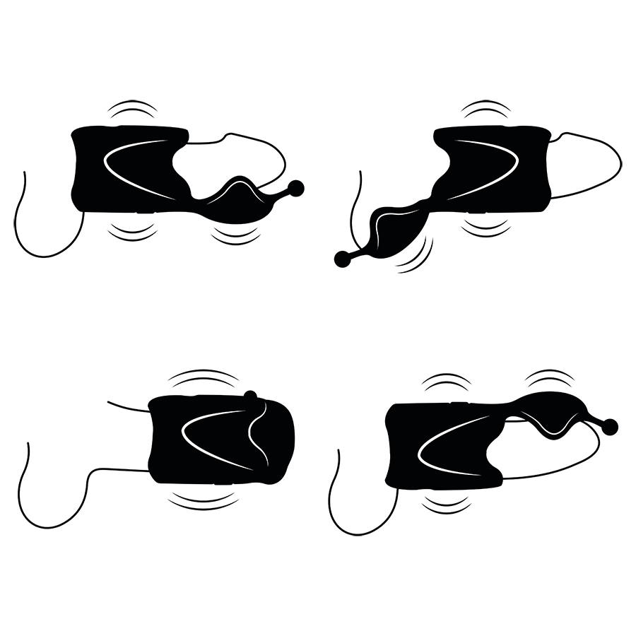 JAMYJOB - MASTURBADOR STROKER VIBRADOR 2 MOTORES - Imagen 2