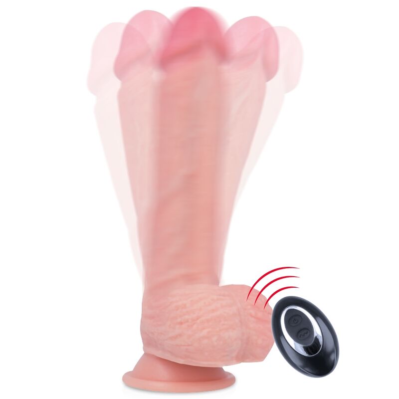 ROCKARMY - APACHE VIBRADOR REALÍSTICO CONTROL REMOTO LIQUID SILICONE 20.5 CM -O- 4.62 CM - Imagen 2