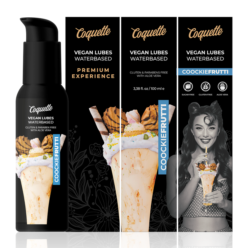 COQUETTE CHIC DESIRE - PREMIUM EXPERIENCE LUBRICANTE VEGANO COOKIEFRUTTI 100ML - Imagen 3