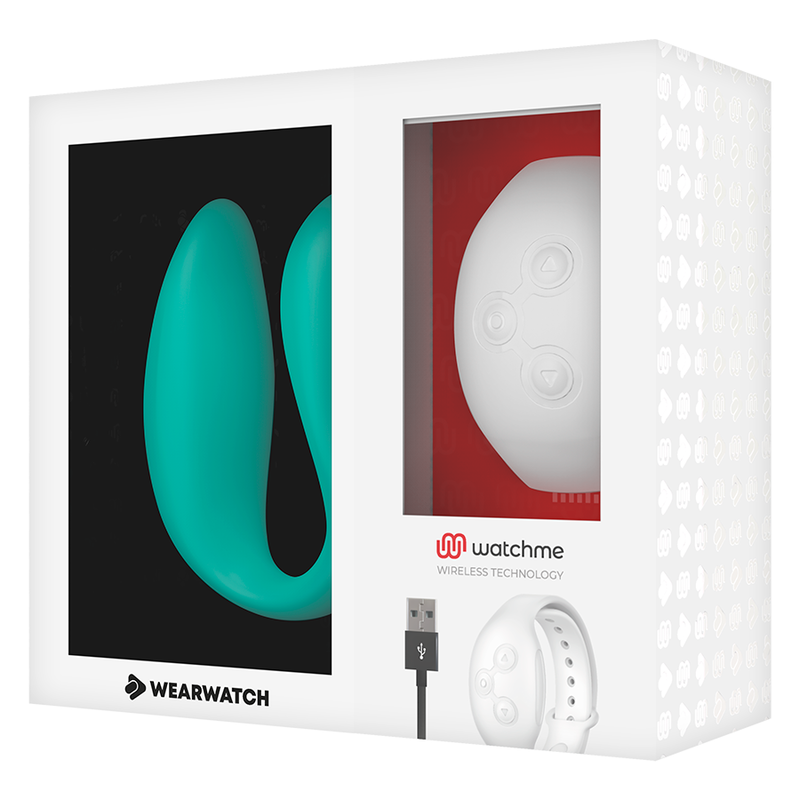 WEARWATCH - VIBRADOR DUAL TECHNOLOGY WATCHME AGUA MARINA / NÍVEO - Imagen 5